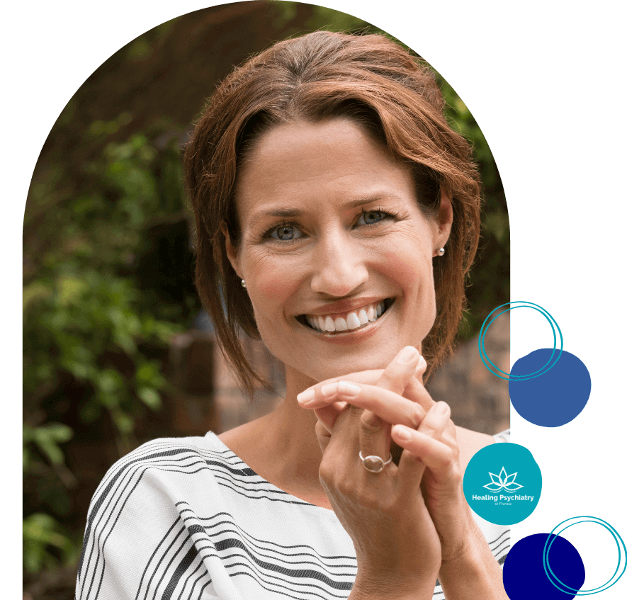 medication management psychiatrist altamonte springs, florida Radiant woman engaging with her medication management therapist in Altamonte Springs, portraying trust and a positive outlook on her health journey.