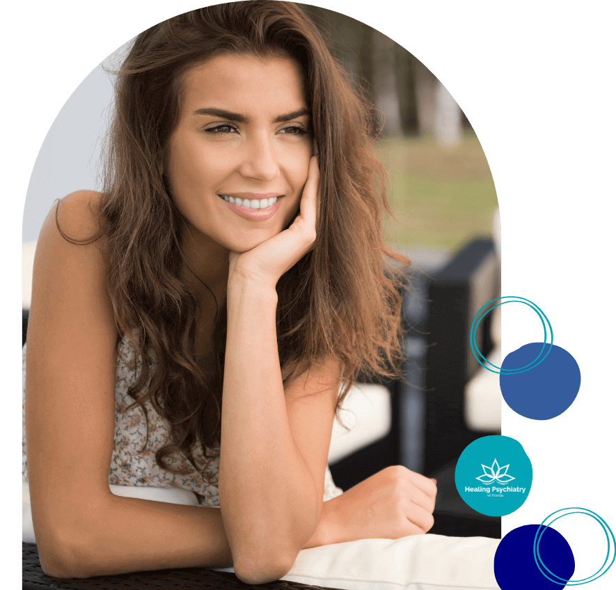medication management therapy altamonte springs, florida Smiling woman experiencing the benefits of medication management therapy in Altamonte Springs, reflecting a sense of hope and satisfaction with her treatment.