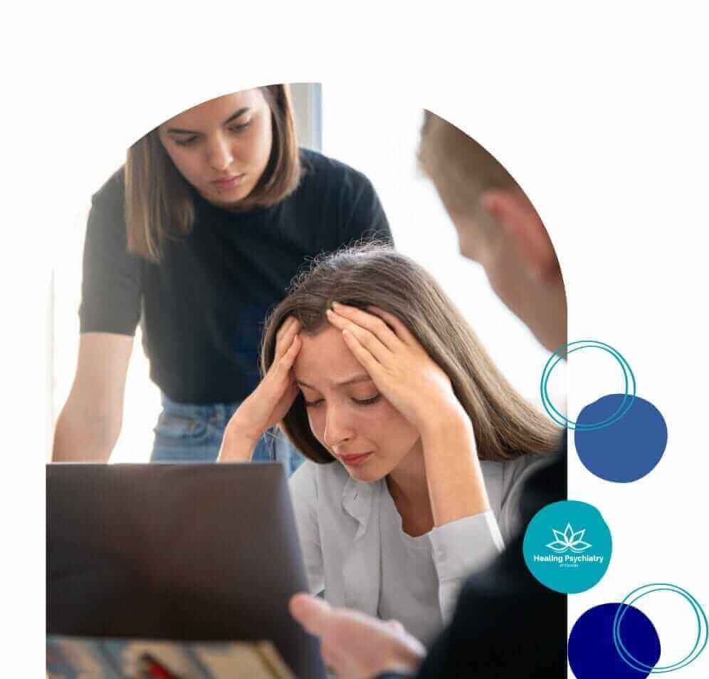 Anxiety Can Be Overwhelming, But You Can Learn to Control Itthat specialize in adhd in longwood Florida Man diligently working, applying organizational skills from his OCD therapist in Altamonte Springs.