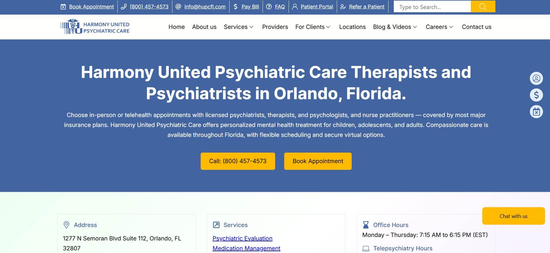Harmony United Psychiatric Care